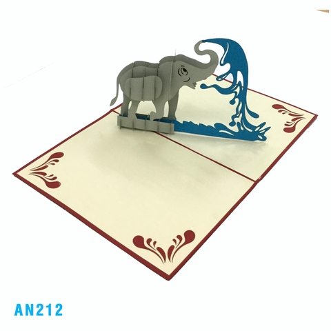 Elephant Pop Up Card