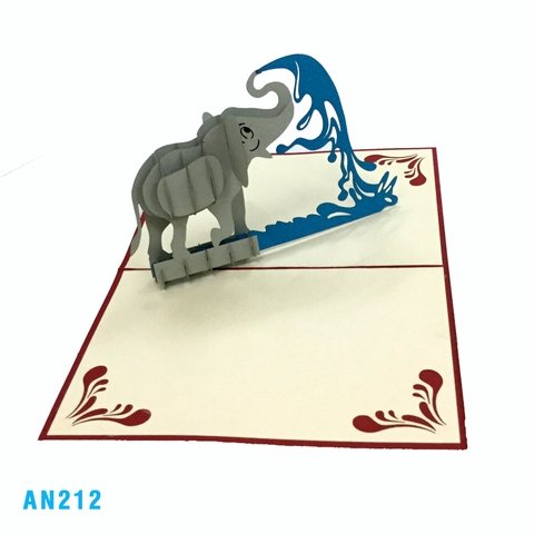 Elephant Pop Up Card