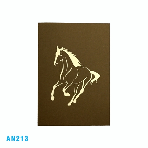 Horse Pop Up Card