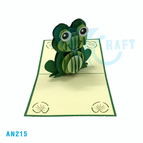 Frog Pop Up Card