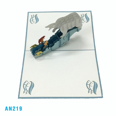 POLAR BEAR 3D POP UP CARD