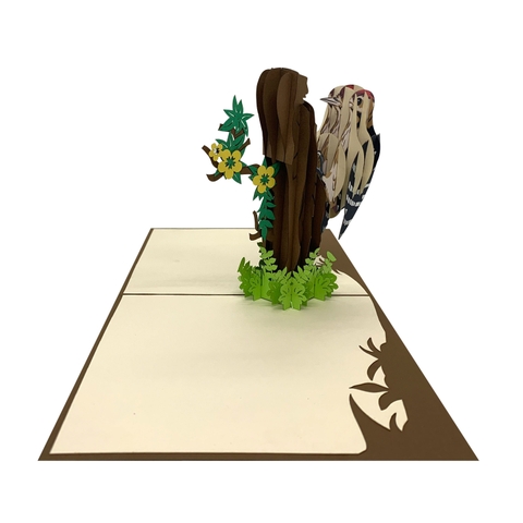 Woodpecker Pop Up Card