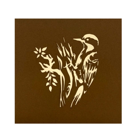 Woodpecker Pop Up Card