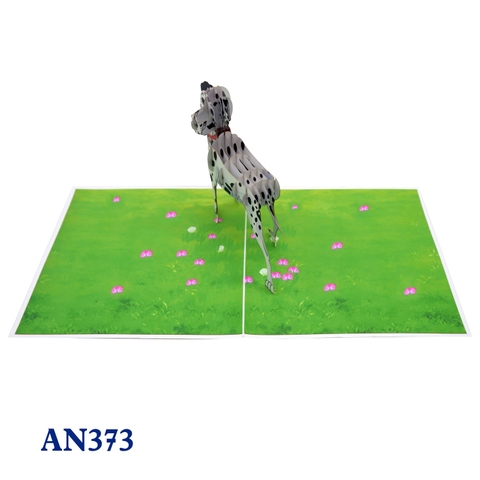 Dalmatian Pop Up Card