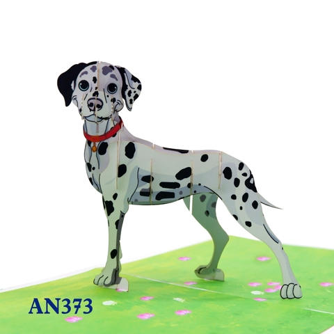 Dalmatian Pop Up Card