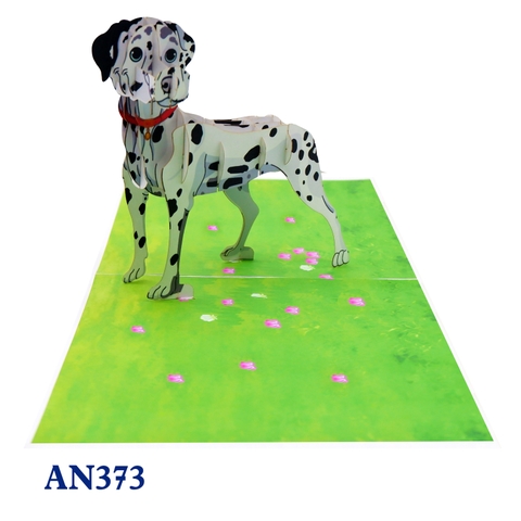 Dalmatian Pop Up Card