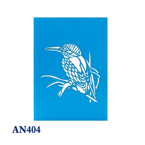 Kingfisher Pop Up Card