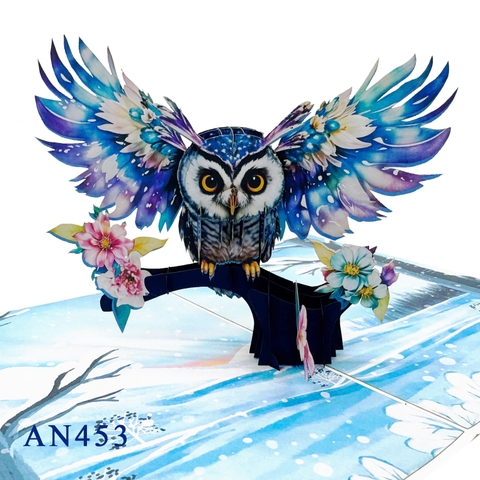 Magic Owl 3D Pop Up Card