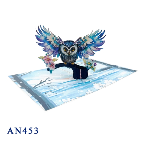 Magic Owl 3D Pop Up Card