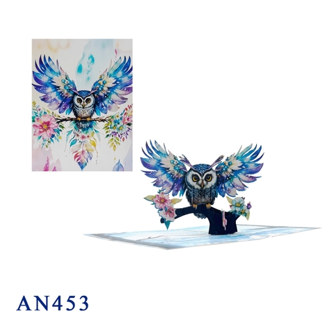 Magic Owl 3D Pop Up Card