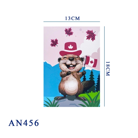 Beaver 3D Pop-up Card