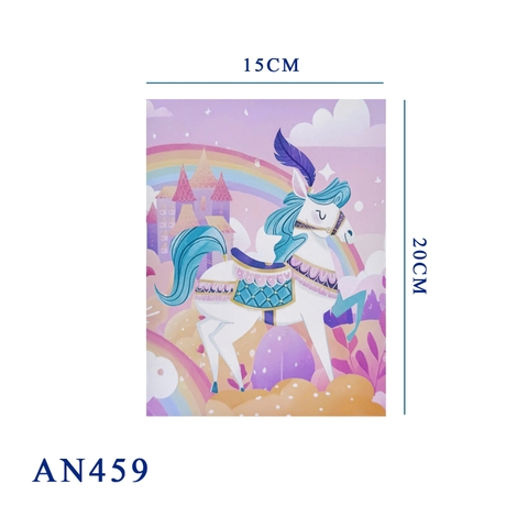 Couple Unicorn 3D Pop-up Greeting Card