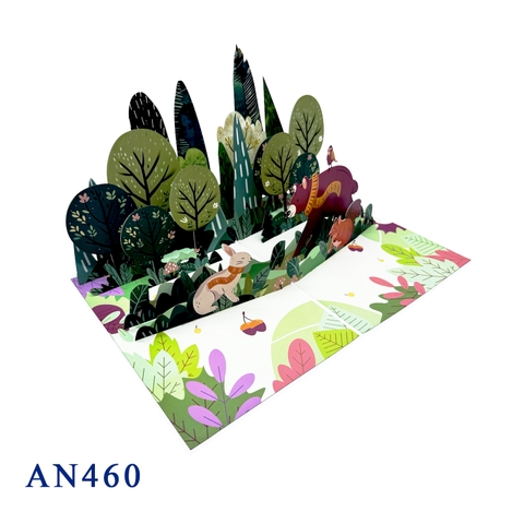 Forest Friends 3D Pop-up Card