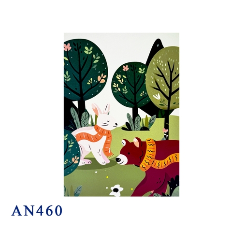 Forest Friends 3D Pop-up Card