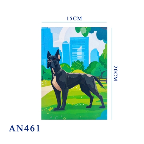 Great Dane 3D Pop Up Greeting Card