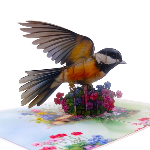 Chickadee Pop-up Card