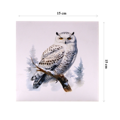 Snowy Owl 3D Pop Up Card