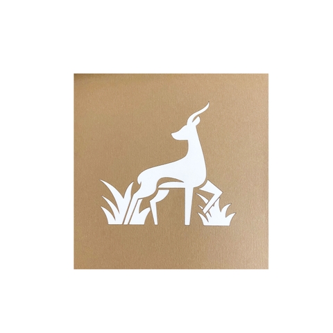 Antelope Pop Up Card