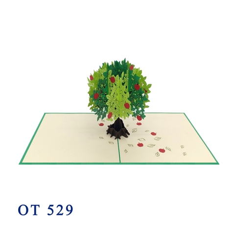 Apple Tree 3d Pop Up Card
