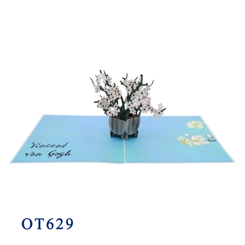 Apricot Tree Vincent Van Gogh Pop Up Card