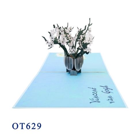 Apricot Tree Vincent Van Gogh Pop Up Card