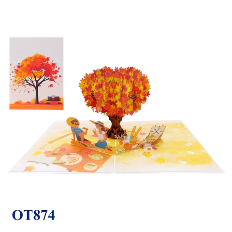 Autumn Tree Pop Up Card