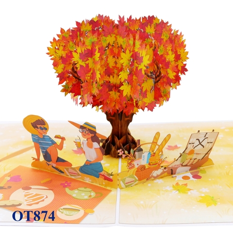 Autumn Tree Pop Up Card