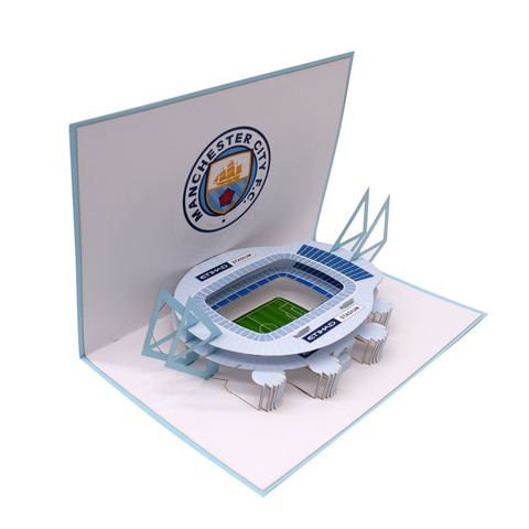 Manchester City Etihad Stadium Pop-Up Card