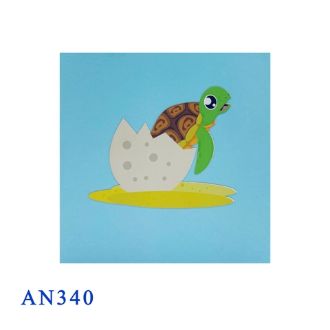 Baby Sea Turtle Pop Up Card