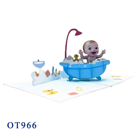 Baby Shower Pop Up Card