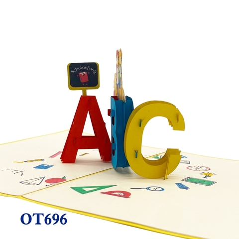 Back to School Pop-Up Card – ABC Design
