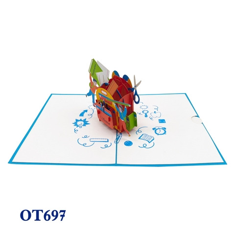 Back To School Pop Up Card