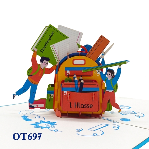 Back To School Pop Up Card