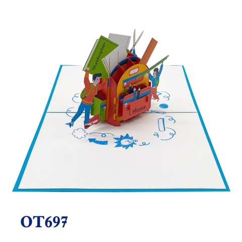 Back To School Pop Up Card