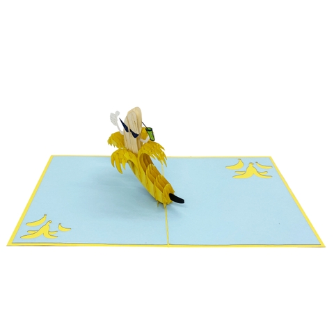 Banana Pop Up Card
