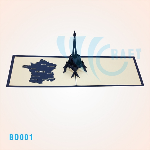 Eiffel Tower Pop Up Card