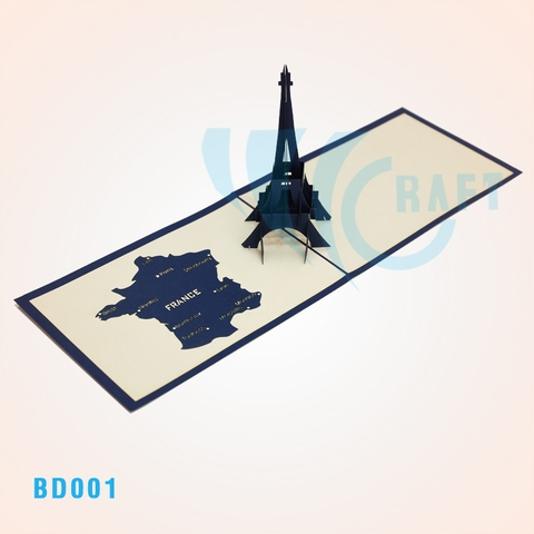 Eiffel Tower Pop Up Card