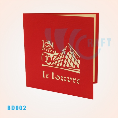 Le Louvre Pop Up Card
