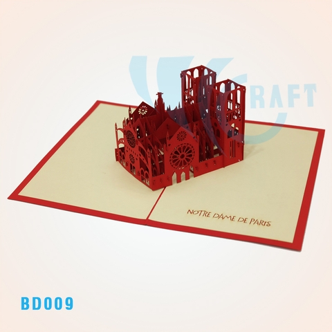 Notre Dame De Paris Pop Up Card