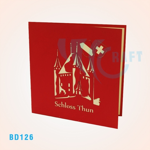 Schloss Thun pop Up Card
