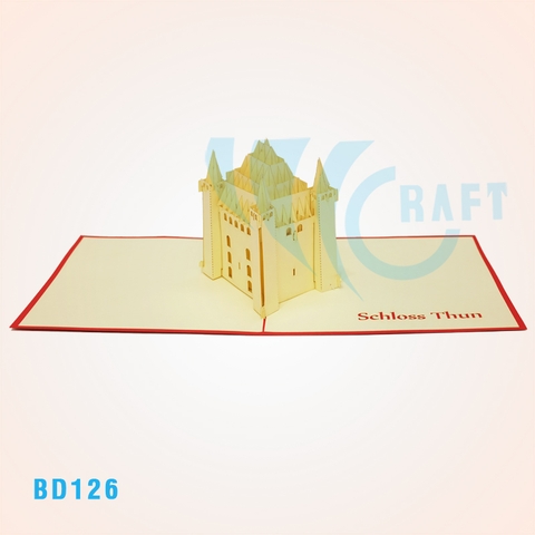 Schloss Thun pop Up Card