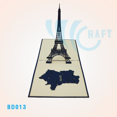 Eiffel Tower Pop Up Card