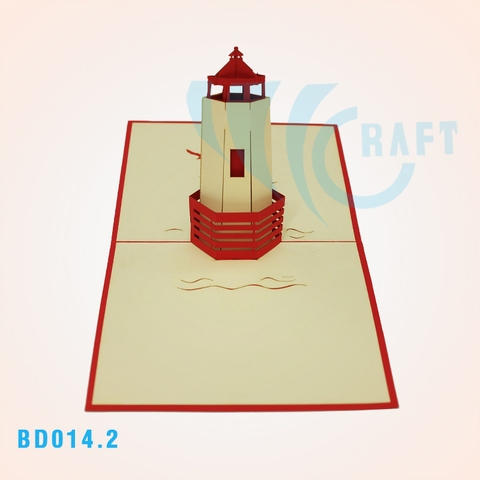 Lighthouse 2 Pop Up Card