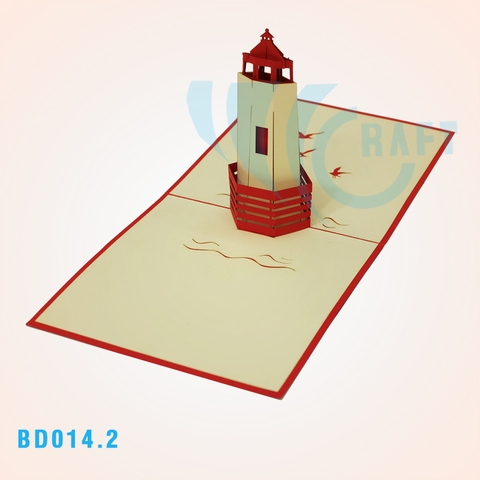 Lighthouse 2 Pop Up Card