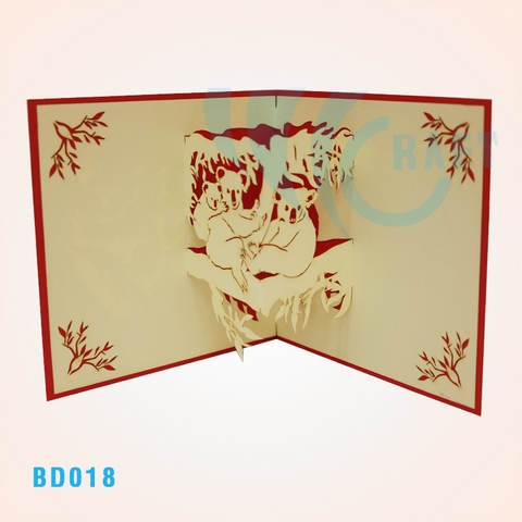 Koala Family Pop Up Card