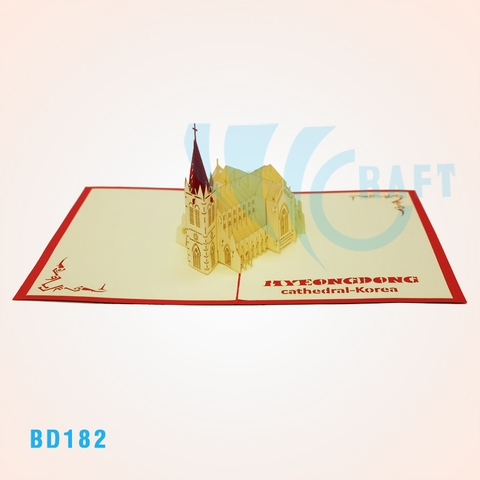 Myeongdong Cathedral Pop Up Card