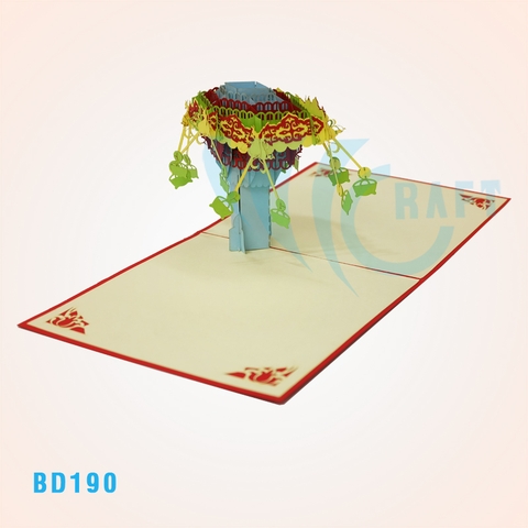 Giant Wheel 6 Pop Up Card