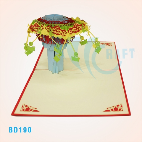 Giant Wheel 6 Pop Up Card