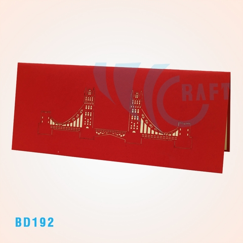 London Bridge Pop Up Card