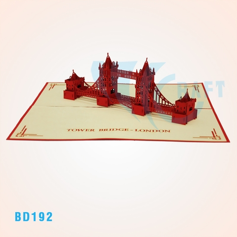 London Bridge Pop Up Card